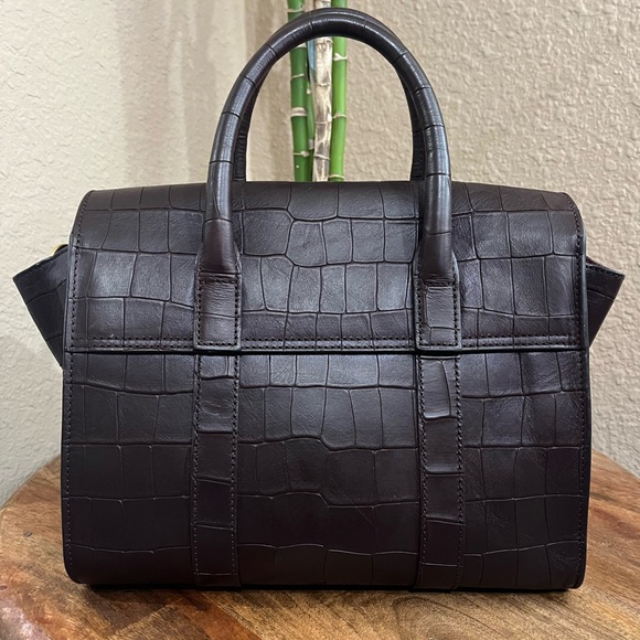 MULBERRY SMALL CROC EMBOSSED BAYSWATER - Picture 3 of 15